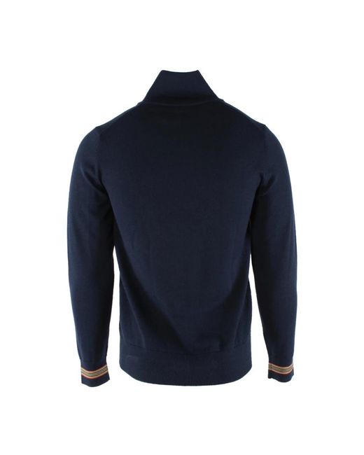 Burberry Truien & Vesten ,Blauw ,Wol Wollen Coltrui in het Blue voor heren