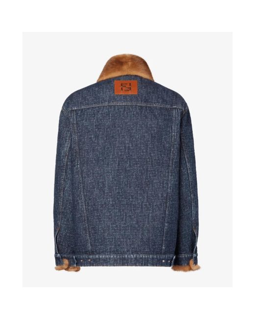 Fendi Blue Denim Jackets