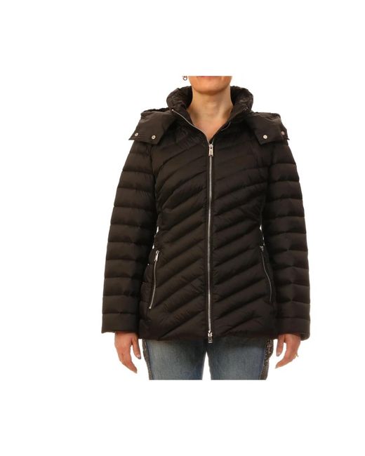 Add Zipped Down Jacket in het Black
