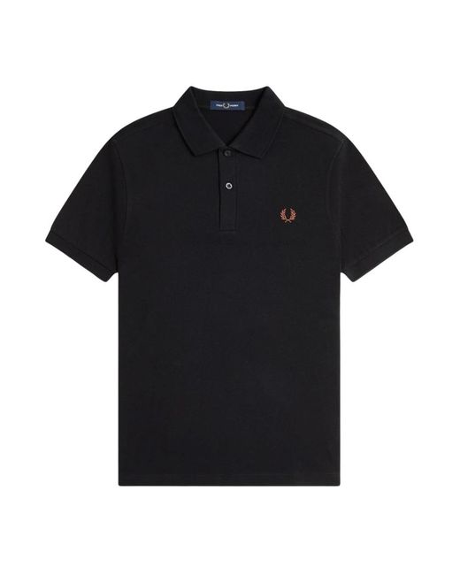Fred Perry Black Polo Shirts for men