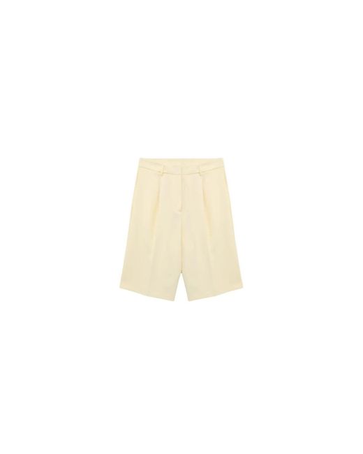 Alpha Studio Short Shorts in het Natural