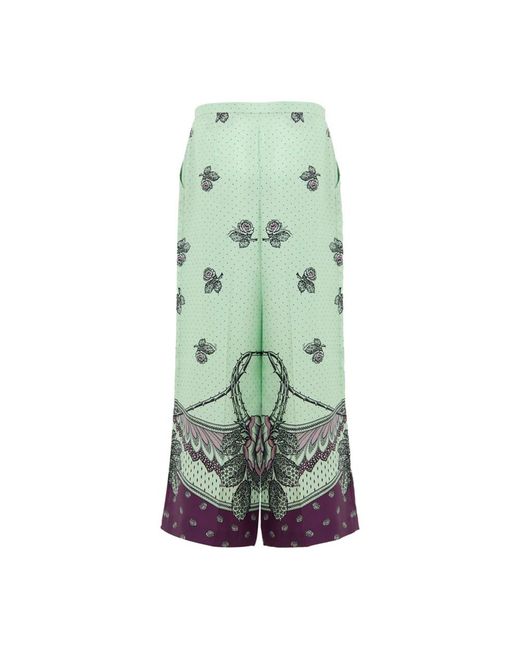 Gucci Green Wide Trousers