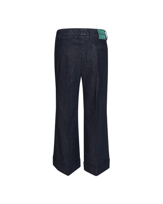Jacob Cohen Wide Trousers in het Blue