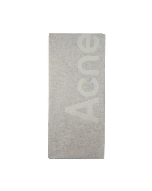 Acne Gray Winter Scarves