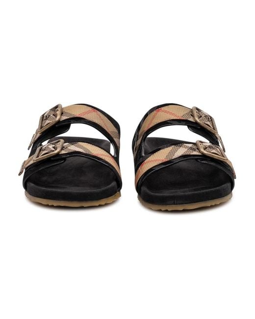 Burberry Black Sliders for men