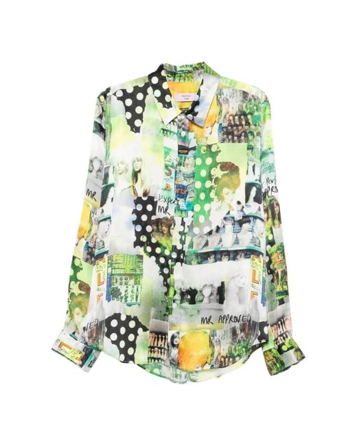 Martine Rose Green Casual Shirts for men