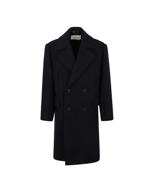 Dries Van Noten Stijlvolle Racos Bis Jas in het Black voor heren