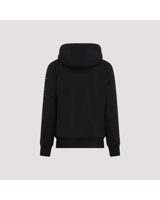 Zip-Throughs di Moose Knuckles in Black da Uomo