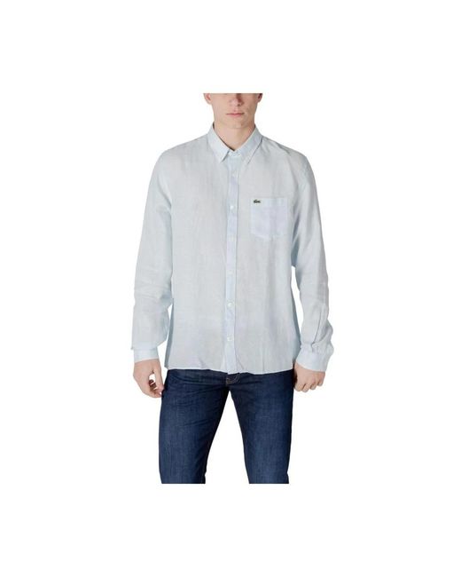 Lacoste Blue Casual Shirts for men
