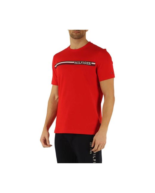 Tommy Hilfiger Red T-Shirts for men