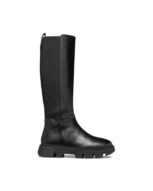 Geox Black High Boots