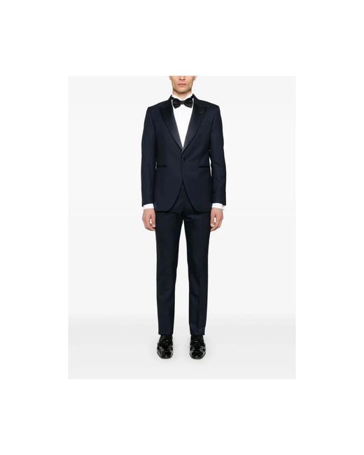Single Breasted Suits Reveres 1949 de hombre de color Blue