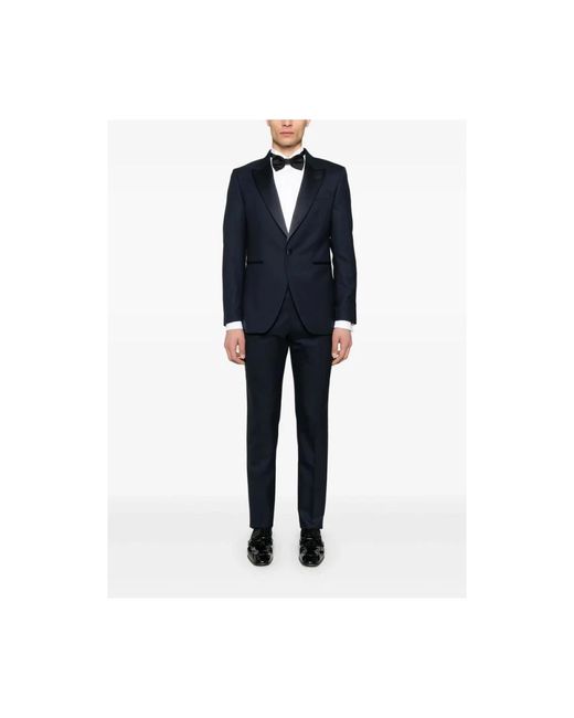 Reveres 1949 Blue Single Breasted Suits for men