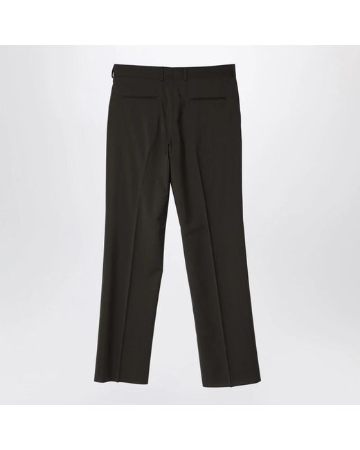 Fendi Black Straight Trousers for men