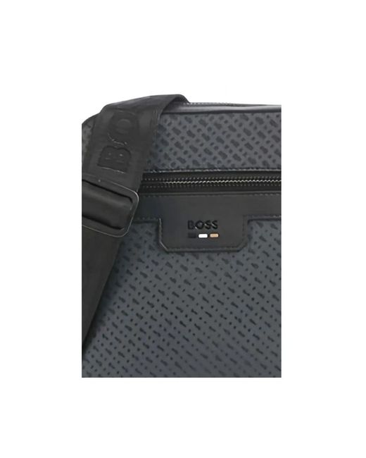 Boss Gray Cross Body Messenger for men