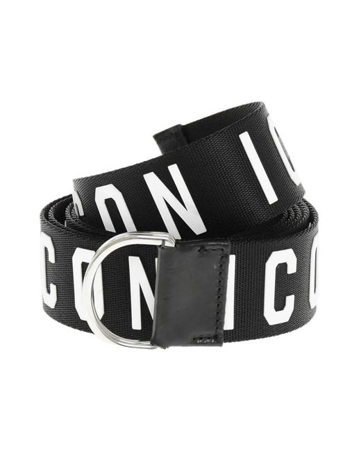 DSquared² Black Belts for men