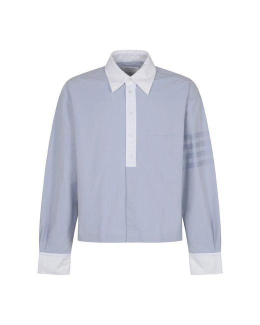 Thom Browne Blue Casual Shirts for men