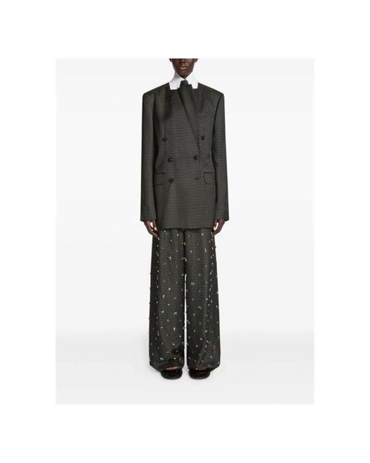 Dries Van Noten Black Blazers