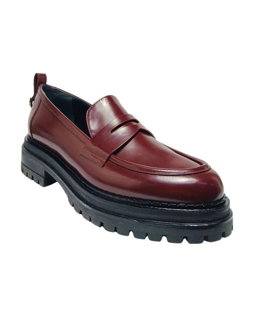 Sergio Rossi Loafer in het Red