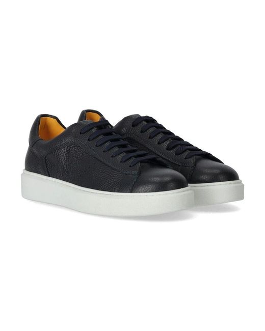 Doucal's Tumblet Dunkelblaue Sneaker in Black für Herren
