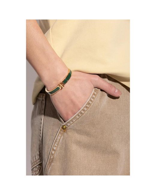 Bracelets Tory Burch de color Yellow