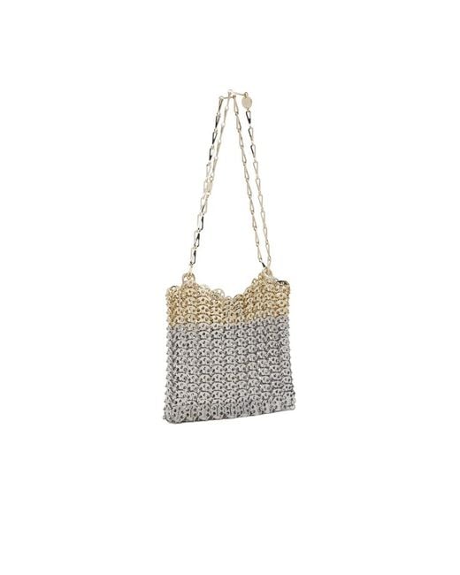 Rabanne Gray Shoulder Bags