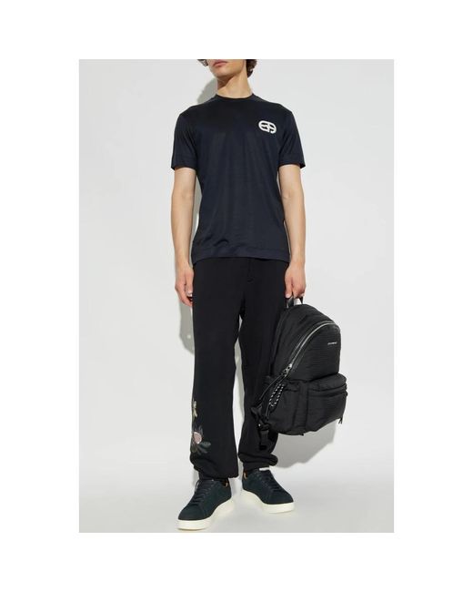 Emporio Armani Blue T-Shirts for men