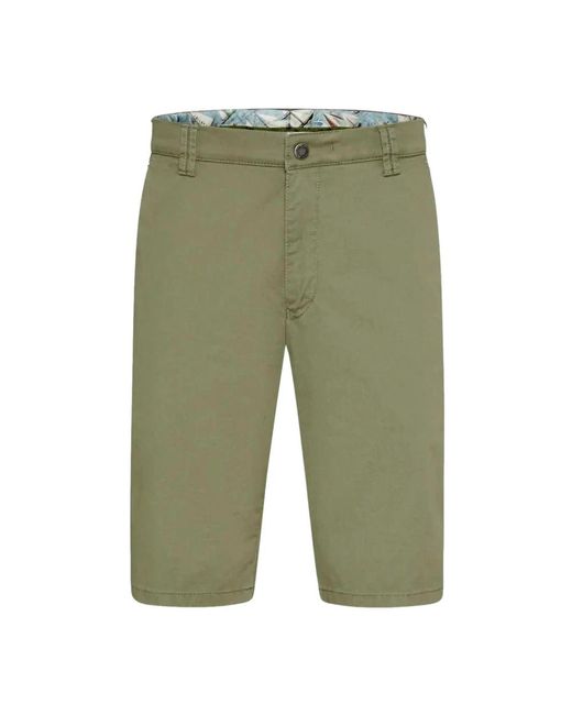 Casual Shorts Meyer de hombre de color Green
