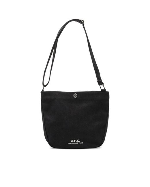 A.P.C. Black Shoulder Bags for men