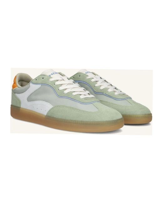 HOFF Schoenen ,Groen ,Leer Park Sneaker in het Blue voor heren