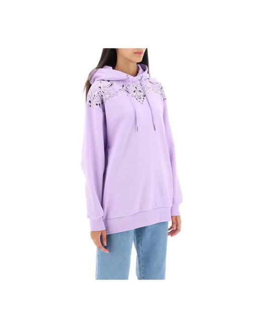 MCM Purple Kapuzenpullover sweatshirt