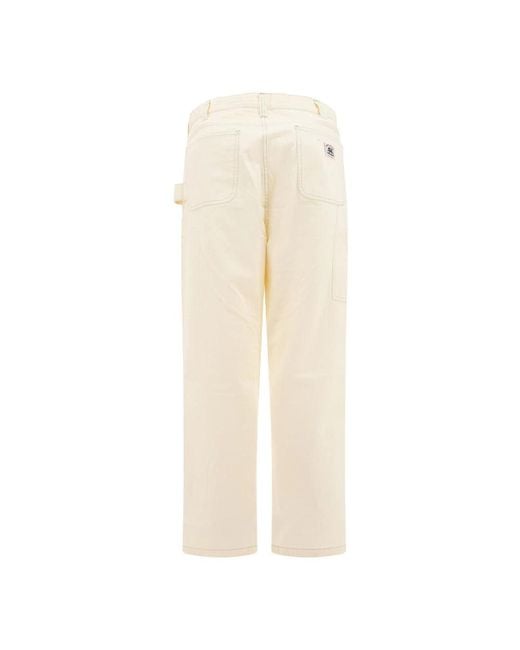 Bode Natural Straight Trousers for men