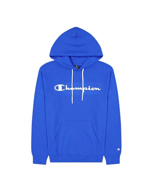 Champion Hoodie mit logo und kängurutasche in Blue für Herren