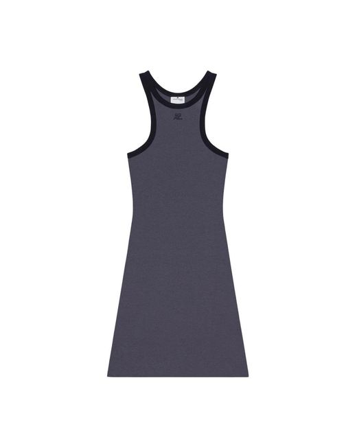 Courreges Short Dresses in het Blue