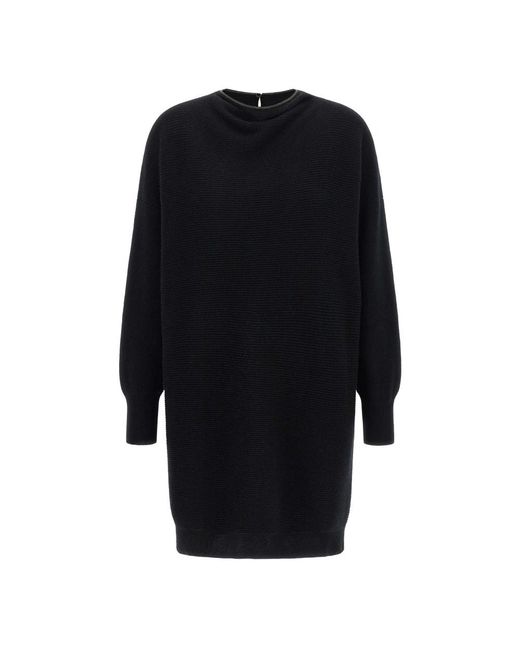 Brunello Cucinelli Blue Knitted Dresses