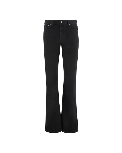 Boot-Cut Jeans Lois de color Black