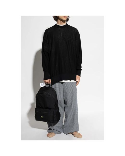 Balenciaga Black Round-Neck Knitwear for men