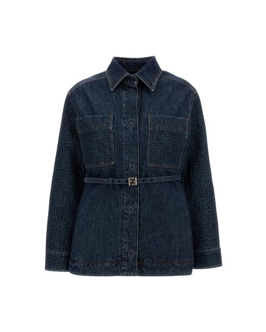 Fendi Go-To Jacket in het Blue