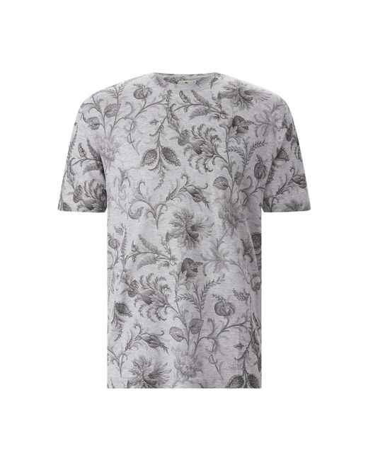 Etro Gray T-Shirts for men