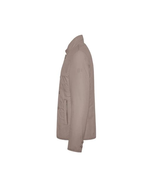 DUNO Brown Light Jackets for men