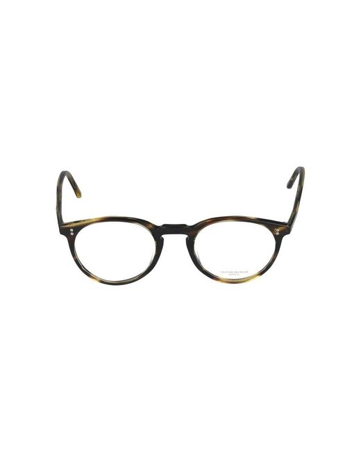 Oliver Peoples Brown Glasses for men