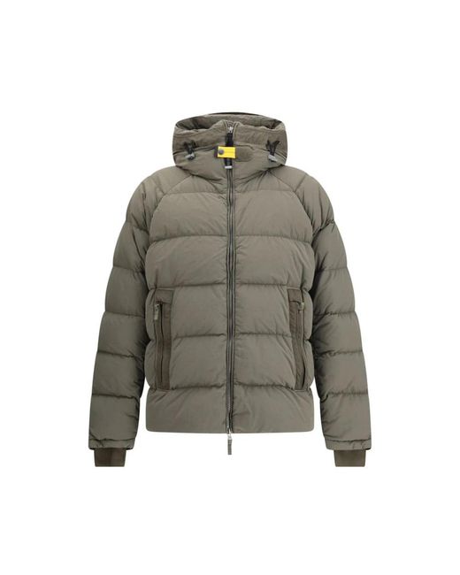 Parajumpers Daunenjacke Mit Kapuze Für Kalte Tage in Green für Herren