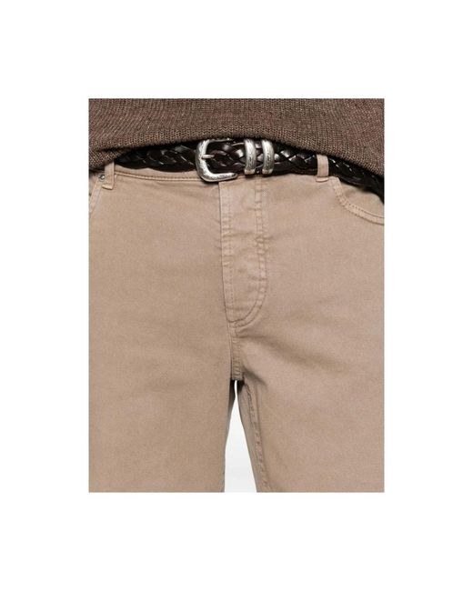 Brunello Cucinelli Natural Chinos for men