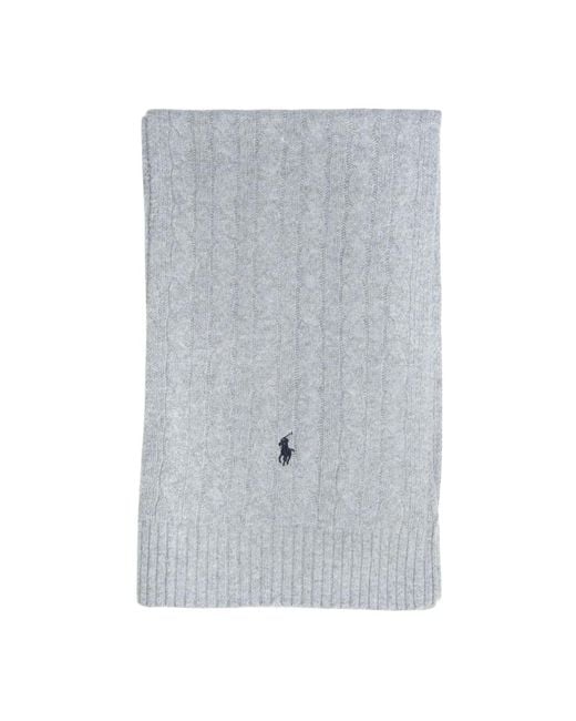 Polo Ralph Lauren Gray Winter Scarves for men