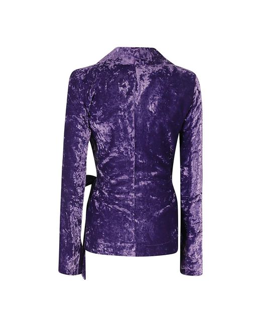 Aniye By Jassen ,Paars ,Elegante Knot Blazer in het Purple