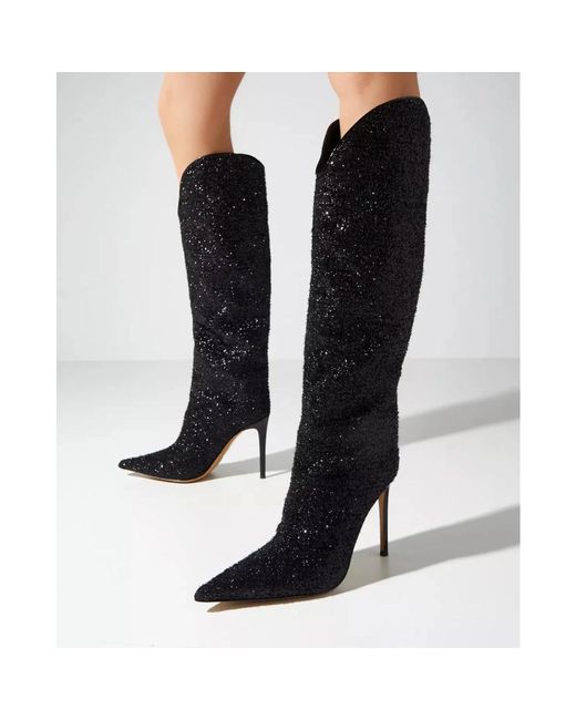Alexandre Vauthier Black Heeled Boots