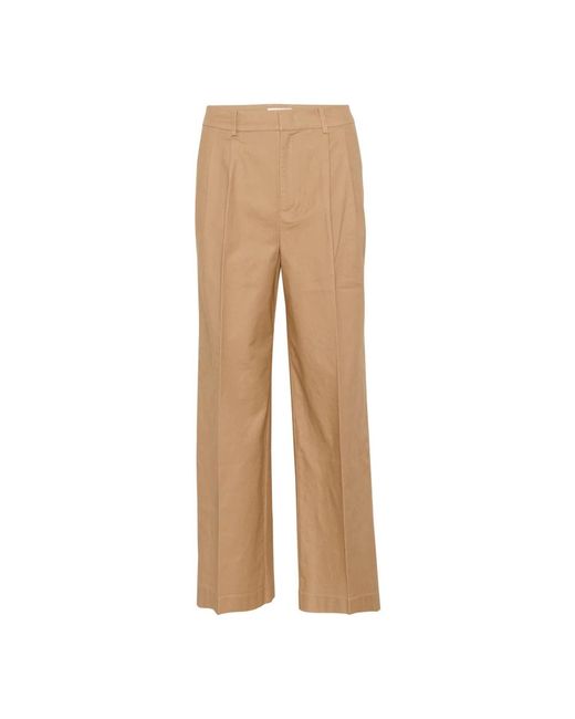 Part Two Wide Trousers in het Natural