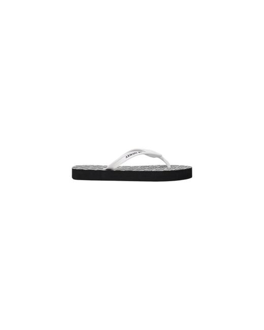 ARMANI EXCHANGE Gray Flip Flops