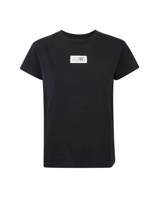 MM6 by Maison Margiela Black T-Shirts