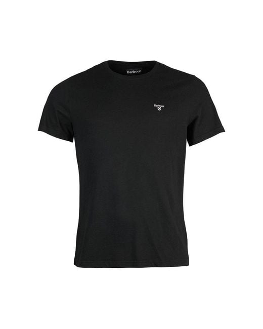 Barbour Black T-Shirts for men